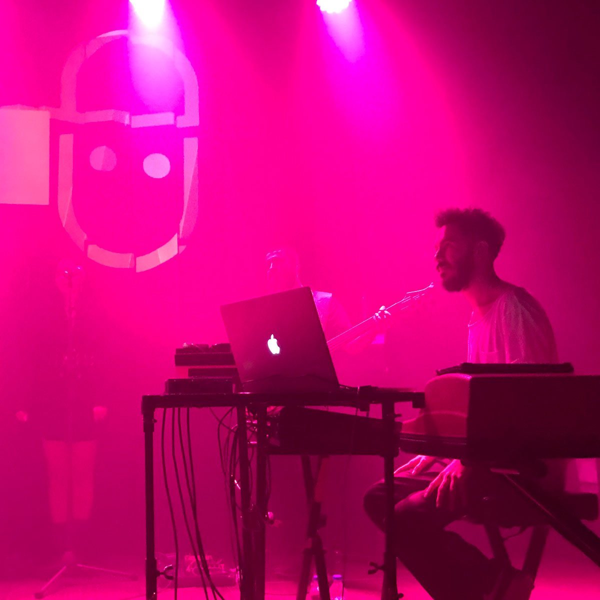 Umut Erhan performing live on stage